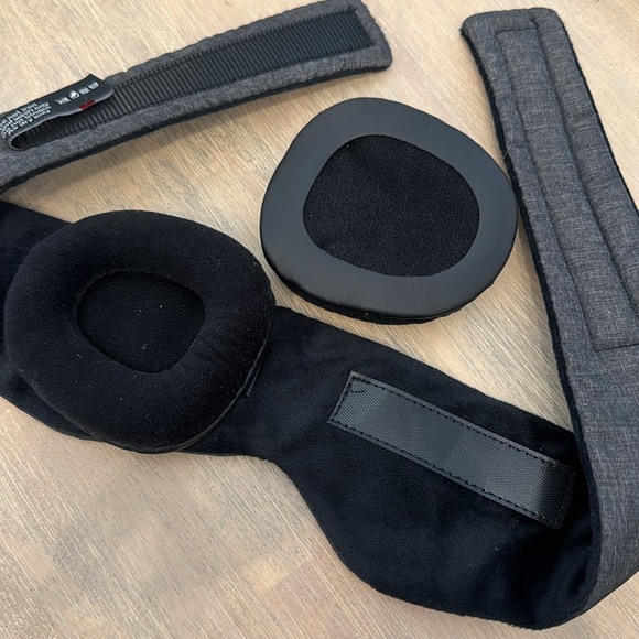 NWOT Bon Charge Cotton Blackout Sleep Mask - Picture 3 of 3